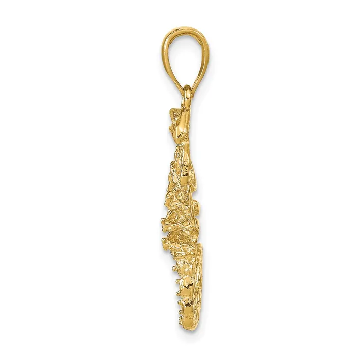 14k Yellow Gold Solid Polished OpenBacked Scorpion Pendant Goldia PreStyled Sets