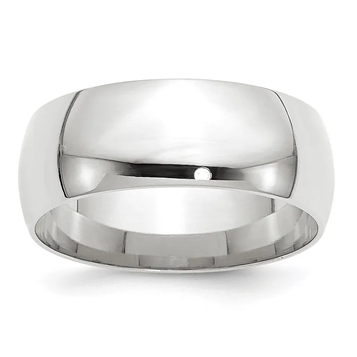 Goldia Rings Solid 10K White Gold 8mm Light Weight Comfort Fit MensWomens Wedding Band Ring Size 95 Goldia Rings Solid 10K White Gold 8mm Light Weight Comfort Fit MensWomens Wedding Band Ring Size 95