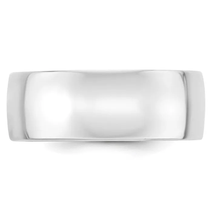 Goldia Rings Solid 10K White Gold 8mm Light Weight Comfort Fit MensWomens Wedding Band Ring Size 95 Goldia Rings Solid 10K White Gold 8mm Light Weight Comfort Fit MensWomens Wedding Band Ring Size 95