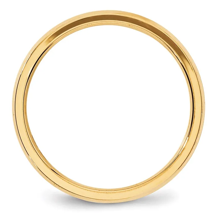 Goldia Rings Solid 10K Yellow Gold 4mm Bevel Edge Comfort Fit MensWomens Wedding Band Ring Size 13 Goldia Rings Solid 10K Yellow Gold 4mm Bevel Edge Comfort Fit MensWomens Wedding Band Ring Size 13