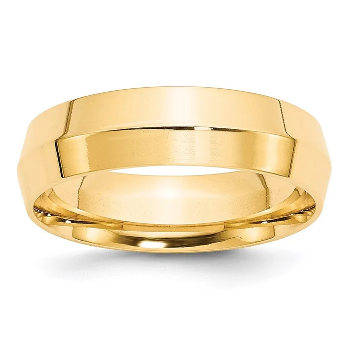 Goldia Rings Solid 10K Yellow Gold 6mm Knife Edge Comfort Fit MensWomens Wedding Band Ring Size 115 Goldia Rings Solid 10K Yellow Gold 6mm Knife Edge Comfort Fit MensWomens Wedding Band Ring Size 115