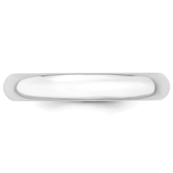 Goldia Rings Solid 10K Yellow Gold White Gold 4mm Comfort Fit MensWomens Wedding Band Ring Size 7