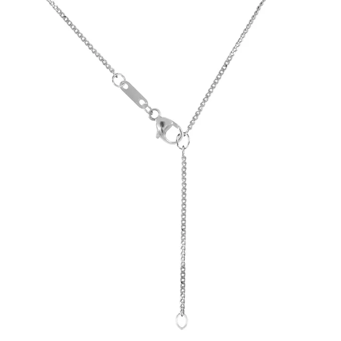 Necklaces 007 CT TW Natural Diamond Scallop Frame Antique VintageStyle Pendant in 10K White Gold Goldia Necklaces 007 CT TW Natural Diamond Scallop Frame Antique VintageStyle Pendant in 10K White Gold Goldia