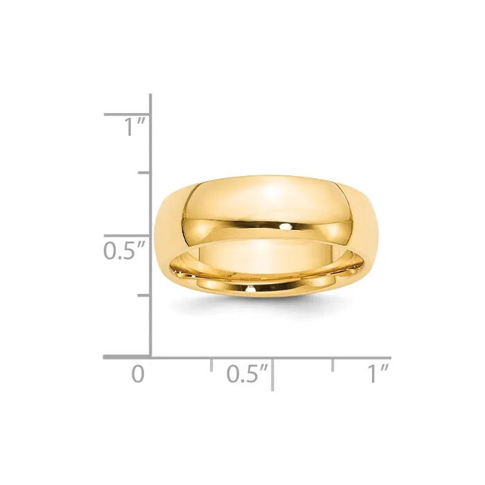 Rings Goldia Solid 10K Yellow Gold 7mm Comfort Fit MensWomens Wedding Band Ring Size 75 Rings Goldia Solid 10K Yellow Gold 7mm Comfort Fit MensWomens Wedding Band Ring Size 75