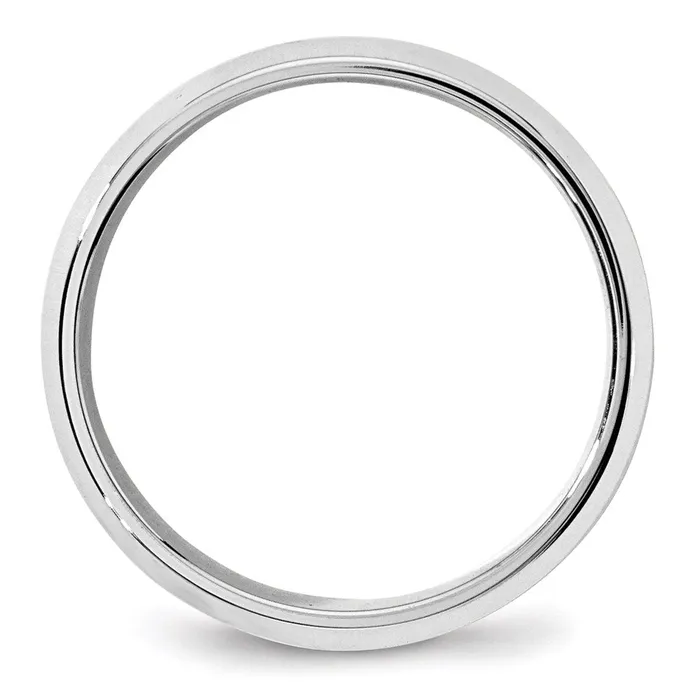 Solid 10K White Gold 7mm Bevel Edge Comfort Fit MensWomens Wedding Band Ring Size 125 Goldia Rings Solid 10K White Gold 7mm Bevel Edge Comfort Fit MensWomens Wedding Band Ring Size 125 Goldia Rings