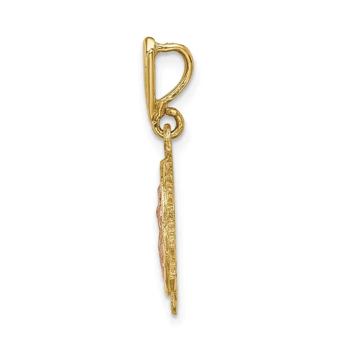 14K Twotone Polished St Mary Medal Pendant TreasureFineJewelers Rings
