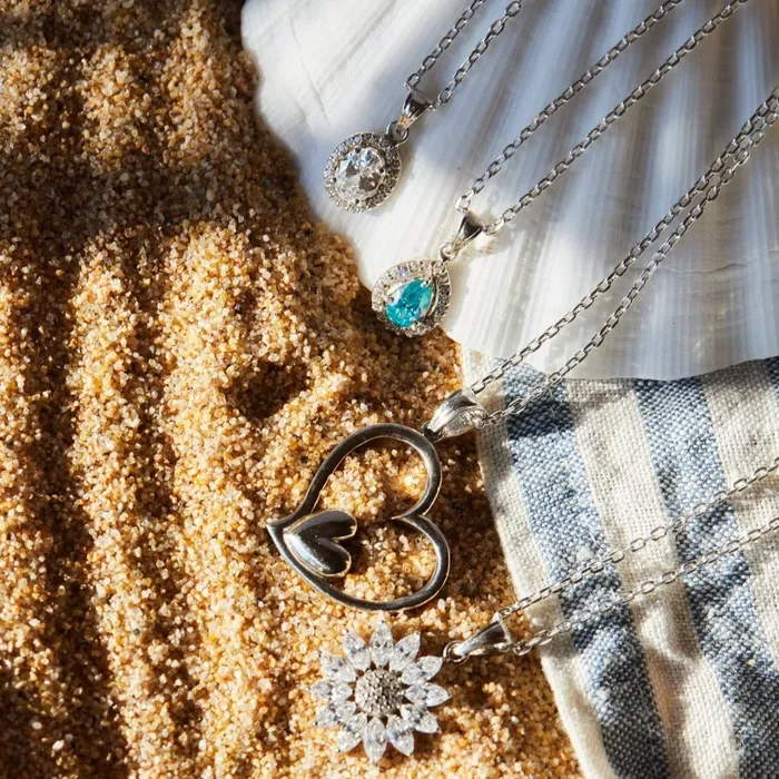 Euterpe Crystal Sterling Silver Necklace Ema Jewels Necklaces