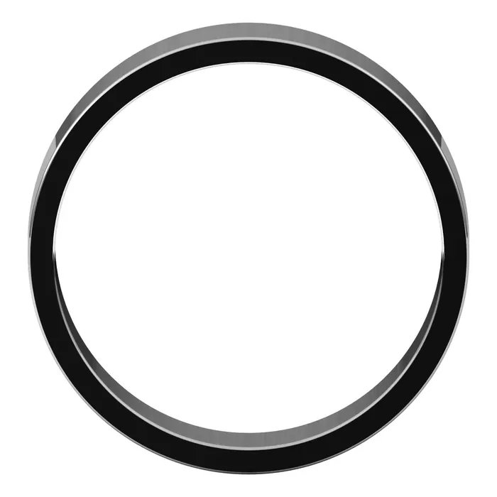 Rings TreasureFineJewelers 10K White Gold 5 mm flat Wedding Band