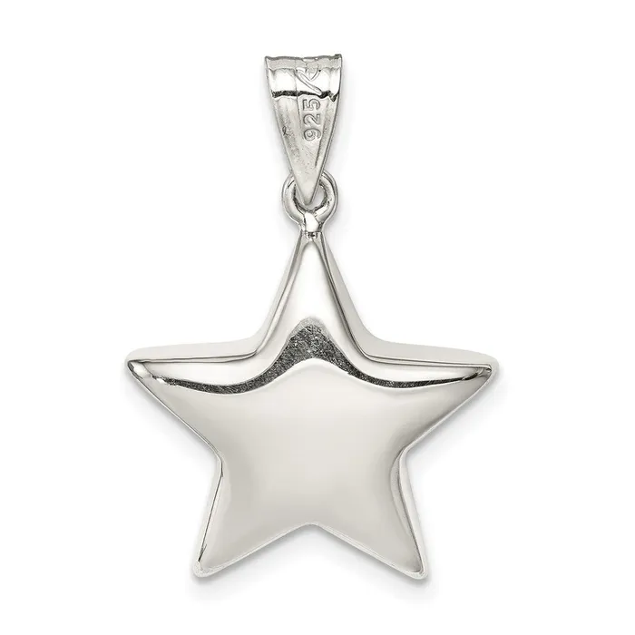 Rings TreasureFineJewelers Sterling Silver Star Charm