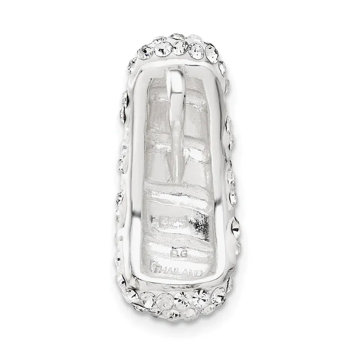 TreasureFineJewelers Necklaces Sterling Silver Stellux Crystal Pendant